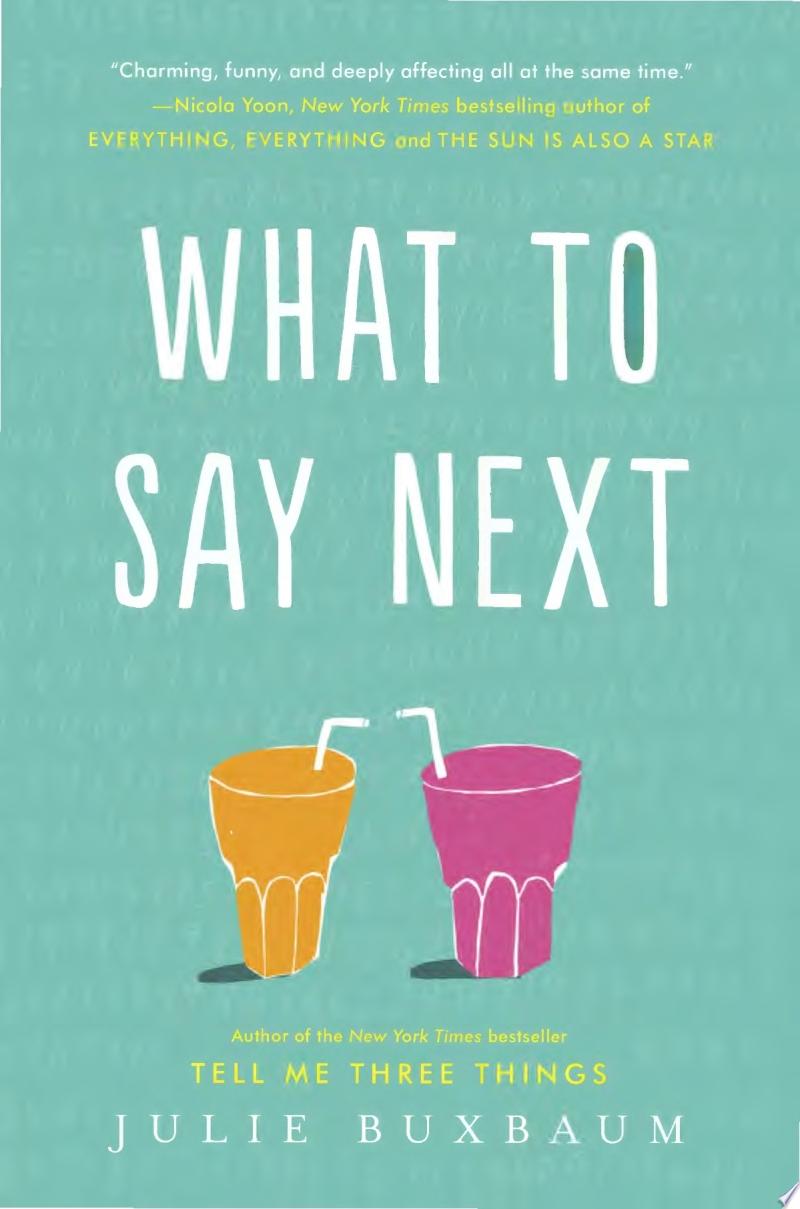 Image for "What to Say Next"