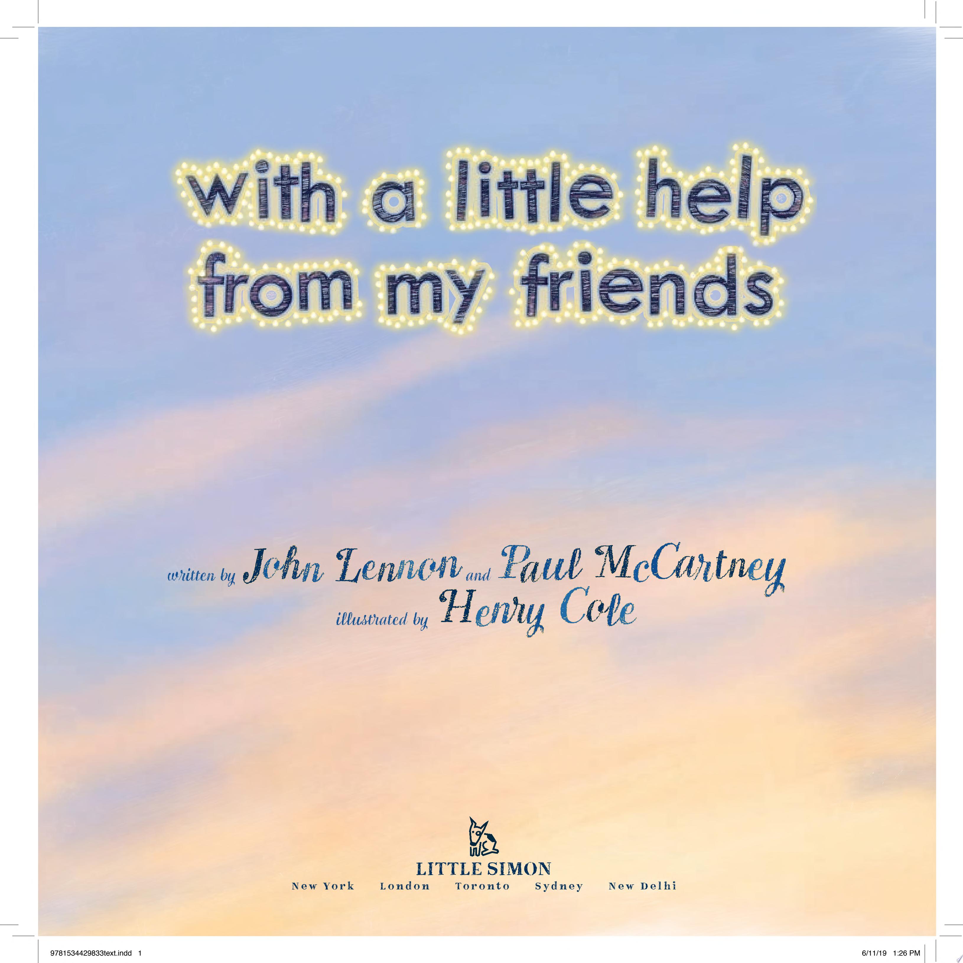 Image for "With a Little Help from My Friends"