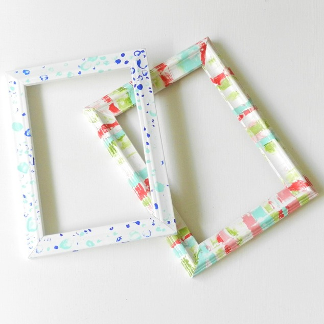Image of painted picture frames