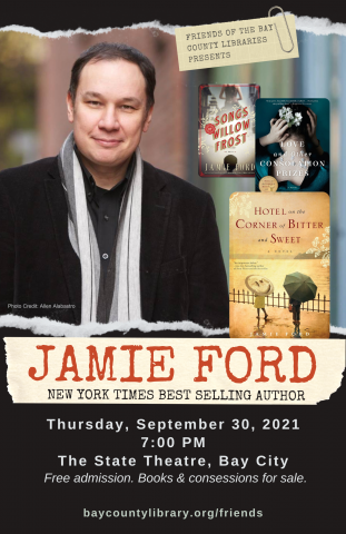 Author Jamie Ford poster