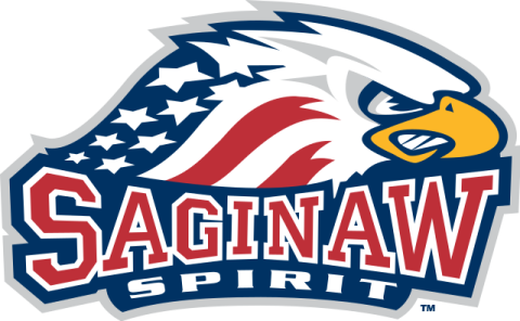 saginaw spirit logo with eagle