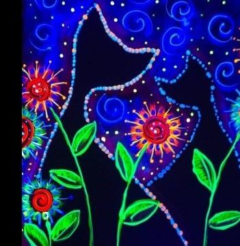 black light painting