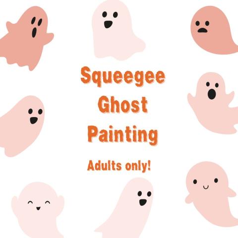 Squeegee Ghost Painting