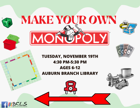 Make Your Own Monopoly Flyer with Event Details 