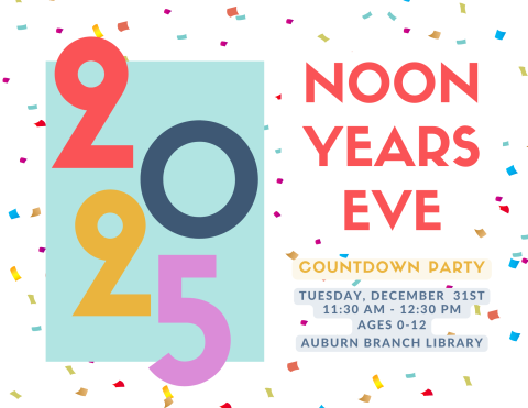 Noon Years Eve Party Flyer