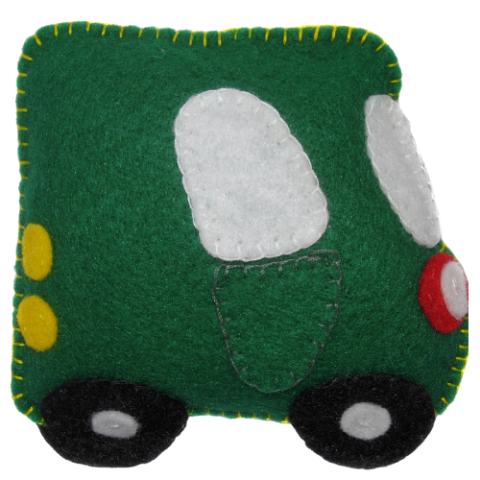 Busy Book Cafe Feb 2025 Felt Car 