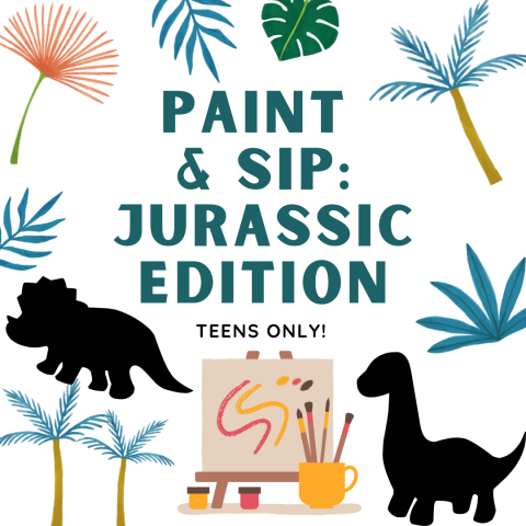 Paint and Sip Jurassic Edition