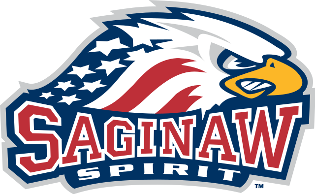 saginaw spirit logo with eagle