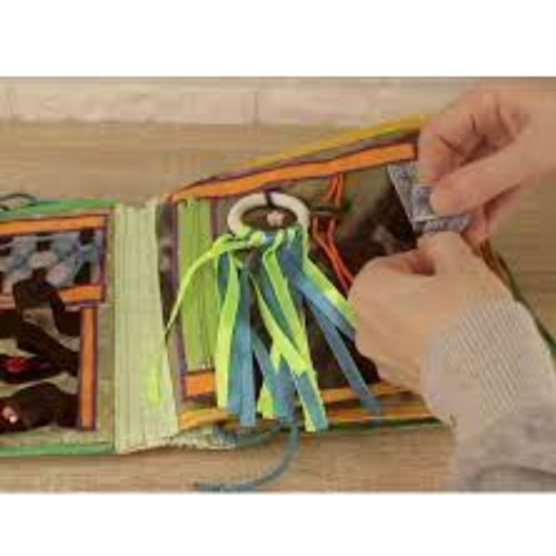 Busy Book using Ribbon