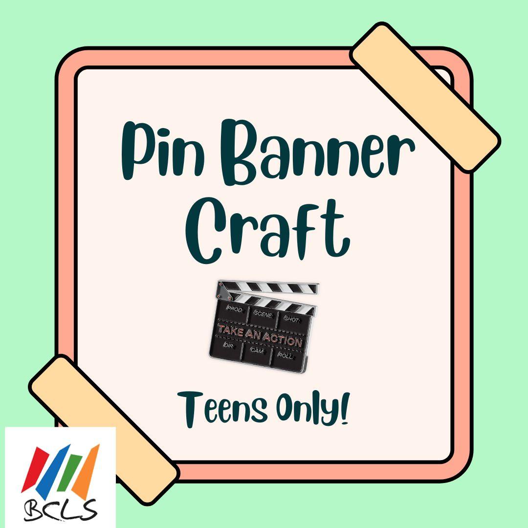 Pin Banner Craft for Teens